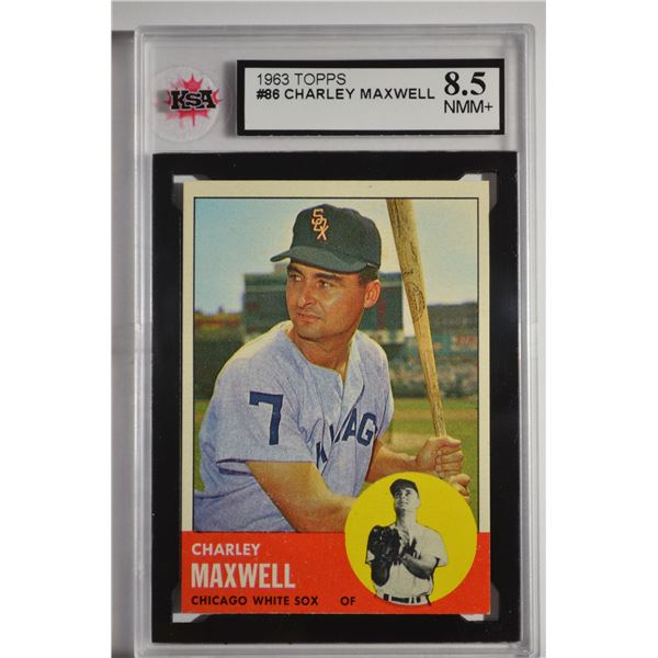 1963 Topps #86 Charley Maxwell
