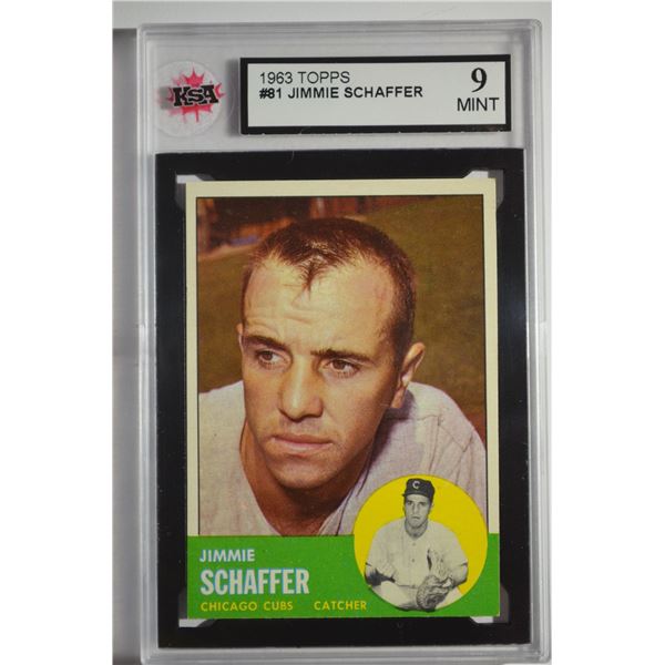 1963 Topps #81 Jim Schaffer