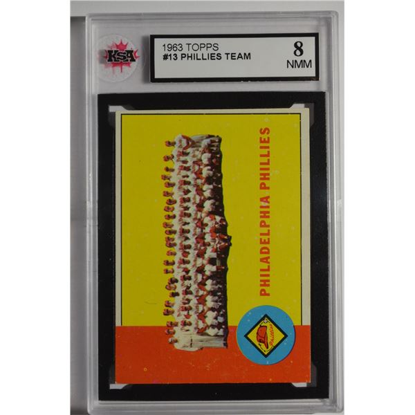 1963 Topps #13 Philadelphia Phillies TC