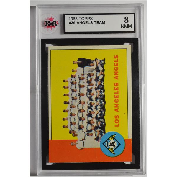 1963 Topps #39 Los Angeles Angels TC