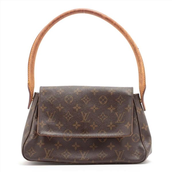 Louis Vuitton Monogram Canvas Leather Mini Looping Bag