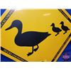 Image 4 : Ducks Unlimited Duck Crossing Sign (24"H x 24"W) (SEE PICS!)