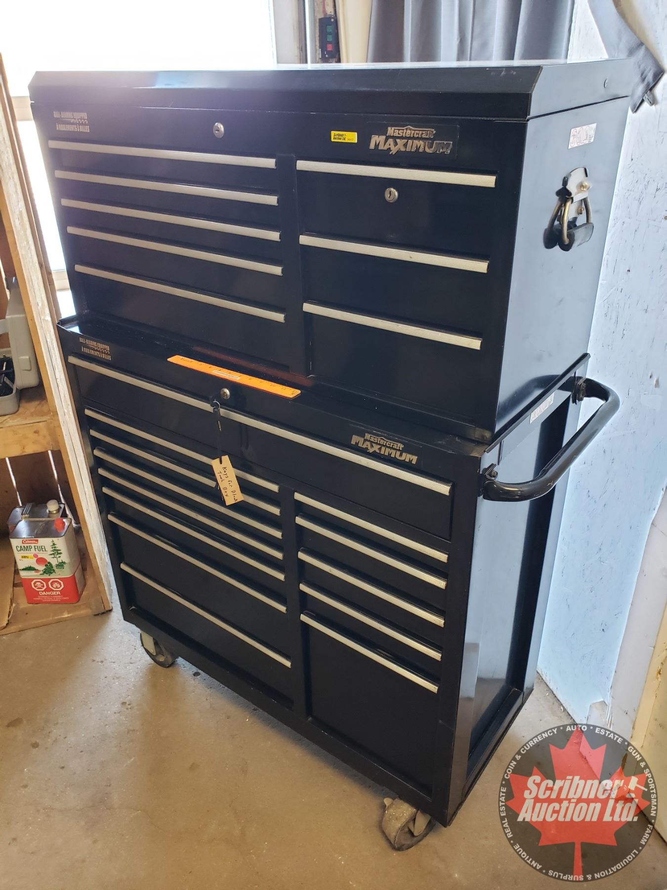 MASTERCRAFT Maximum Top & Bottom ROLL CABINET - TOOL BOX (20 Drawers ...