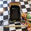Image 6 : Vintage Doll Buggy w/Variety Toys (Buggy Measures: 28"H x 17"W x 30"D) (SEE PICS!)