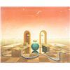 Image 1 : Oil on Canvas Signed "77" Surrealism