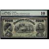 Image 1 : 1902 $4 DC-17b #350714, PMG VG10.