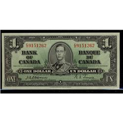 1937 $1 BC-21a Osborne #EA9151262. UNC