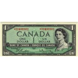 1954  $1 BC-37bA  *DO0496801 PCGS UNC68PPQ. Possibly the fin