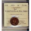 Image 1 : 1955 1¢ SF ICCS PL66 Ultra Heavy Cameo.