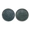 Image 1 : 1875H 5¢ Small date  ICCS MS63. Lovely shades in blue colour