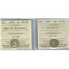 Image 1 : 1892 5¢ Obv. 2 and 1902H Small H (scrts.) Lot of 2 ICCS grad