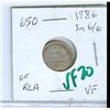 Image 1 : 1886 10¢ Sml 6/6.  Well struck and attactive coin.  VF20.