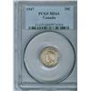 Image 1 : 1947 10¢ PCGS MS64. Light toning over full underlying luster