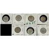 Image 1 : 1914, 1918, 1919 (3), 1929 & 1934 25¢ . Lot of 7 coins VF to