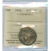 Image 1 : 1934 25¢ ICCS MS62, attractive toning.