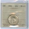 Image 1 : 1941 25¢ ICCS MS65.  Lustrous with golden tint.