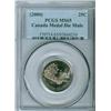 Image 1 : 2000 25¢ Canada Day Millenium Mule PCGS MS65.