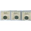Image 1 : 2004P 25¢ Canada Day ICCS MS66 Num. BU.  Lot of 3 coins. 