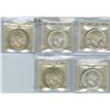 Image 1 : 1935 $1 ICCS MS64.  Lot of 5 coins. 