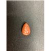 Image 2 : NATURAL SUNSTONE 9.99CT 17.70 X 11.97 X 7.53MM PEAR CABOCHON KANGAYAM INDIA UNTREATED