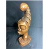 Image 8 : 3 WOOD CARVED ART PIECES