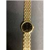 Image 2 : CITIZEN GOLD TONE BLACK FACED WRIST WATCH