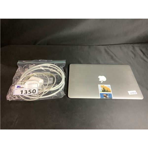 APPLE MAC BOOK AIR MODEL A1466 WITH CHARGER