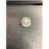 Image 2 : BIG SILVER MOONSTONE "CAT'S EYE EFFECT" 16.87CT 16.48 X 12.80 X 10.47MM OVAL CABOCHON BRAZIL