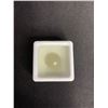 Image 2 : SILVER MOONSTONE "CAT'S EYE" EFFECT 8.905CT 12.74 X 7.38MM ROUND CABOCHON BRAZIL UNTREATED