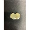 Image 2 : NATURAL YELLOW GREEN SHEEN ROSE CUT SAPPHIRE 10.235CT 14.66 X 10.66 X 2.88MM UNTREATED