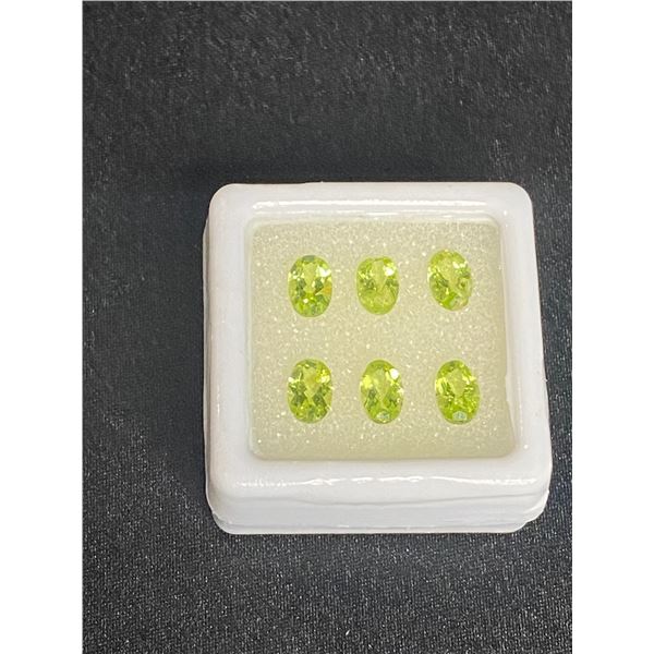 NATURAL PERIDOT 2.85CT, 6 X 4MM, OVAL CUT, EYE CLEAN, BRAZIL, UNTREATED