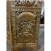 Image 8 : HEAVILY CARVED AND DECORATED SOLID WOOD ELEPHANT THEMED 6 PANEL ROOM DIVIDER