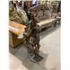 Image 2 : VERY LARGE OVERSIZED HEAVILY CARVED HUNTSMAN THEME WOODEN CUCKOO CLOCK 41 X 29"