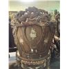 Image 8 : HEAVILY CARVED AND DECORATED WITH MOTHER OF PEARL INLAY DRAGON THEME SOLID WOOD CHAIR