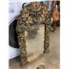 Image 2 : HEAVILY CARVED AND DECORATED FLORAL THEME MIRROR 39 X 24