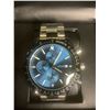 Image 2 : MEN'S LATOR CALIBRE L2842 CHRONOGRAPH WATCH, STAINLESS STEEL STRAP, BLUE DIAL AND BEZEL,