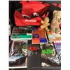 Image 2 : REUSABLE BAGS, 1999 CANADA MILLENNIUM QUARTERS, 2 SIEIFF BEARS, VIVITAR CAMERA LENS, & MORE