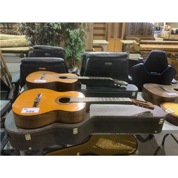 CONSERVATORE VINTAGE ACOUSTIC GUITAR MODEL C-130 (1 STRING UNATTACHED) WITH HARD CARRYING CASE