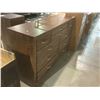 Image 2 : WOODEN 10 DRAWER DRESSER 61-1/2"X37"