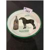 Image 1 : VINTAGE ENAMEL SERVING TRAY WITH ADVERTISEMENT FOR DAWES BREWERY BLACK HORSE ALE & PORTER "ROCKWOOD