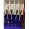 Image 5 : BIRKS REGENCY PLATE CUTLERY WITH CASE
