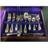 Image 6 : BIRKS REGENCY PLATE CUTLERY WITH CASE