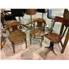 Image 1 : 3 ANTIQUE WOODEN CHAIRS