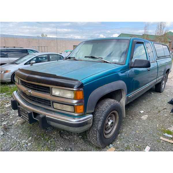 1995 CHEVROLET SILVERADO 2500, GREEN, PICKUP, DIESEL, AUTOMATIC, VIN 1GCGK29F7SE226599, 183,290KMS,