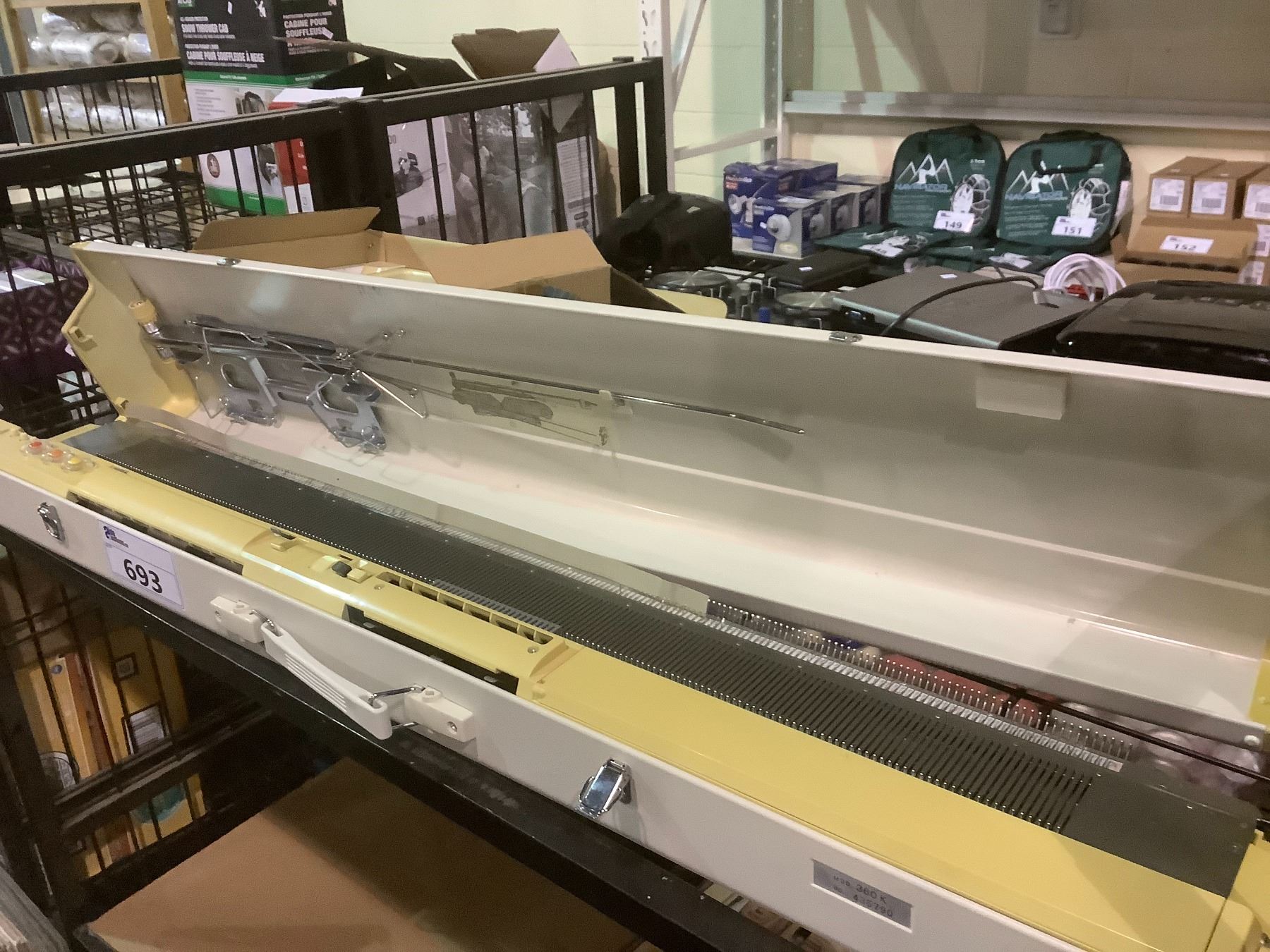 SINGER KNITTING MACHINE MODEL 360K & SINGER MEMO-MATIC 360/260LC - Able ...