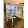Image 2 : *NEW OUT OF BOX* HISENSE STAINLESS STEEL SWING-OUT DOOR FRIDGE WITH ROLLOUT FREEZER (HANDLE