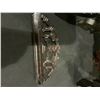Image 2 : CHINESE DECORATIVE HANGING ARTWORK (SOME PIECES BROKEN) & VASE STAND