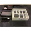 Image 1 : 4 ASSORTED LEATHER PRODUCTS  BRANDS INCLUDE; PORSCHE DESIGN, GUCCI, SALVATORE FERRAGAMO & ASH TRAY