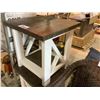 Image 2 : 2 WOOD 2 TIER INDOOR/OUTDOOR END TABLES