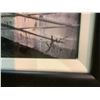 Image 2 : BLACK & WHITE PARIS EIFFEL TOWER SCENE FRAMED PRINT